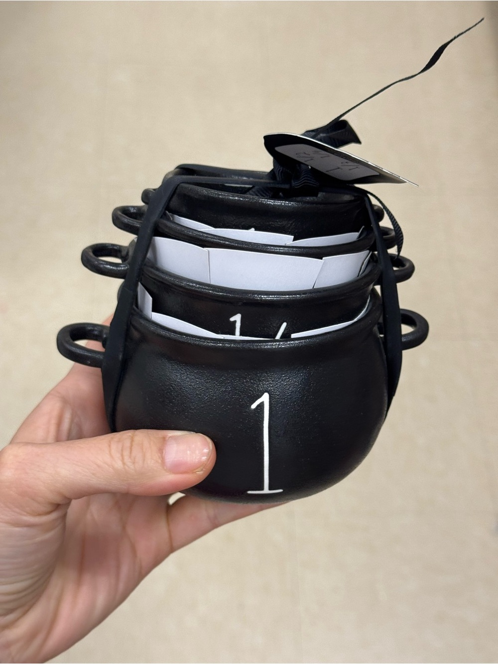 rae dunn cauldron measuring cups - Picture 1 of 1